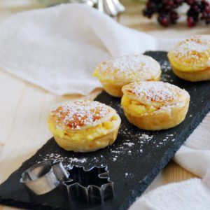 Apfelmuffins mit Puddingcreme