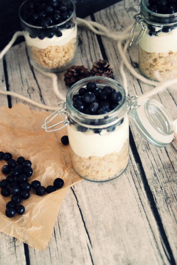 Couscous Heidelbeer Dessert