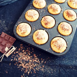 Muffins mit Nutellakern