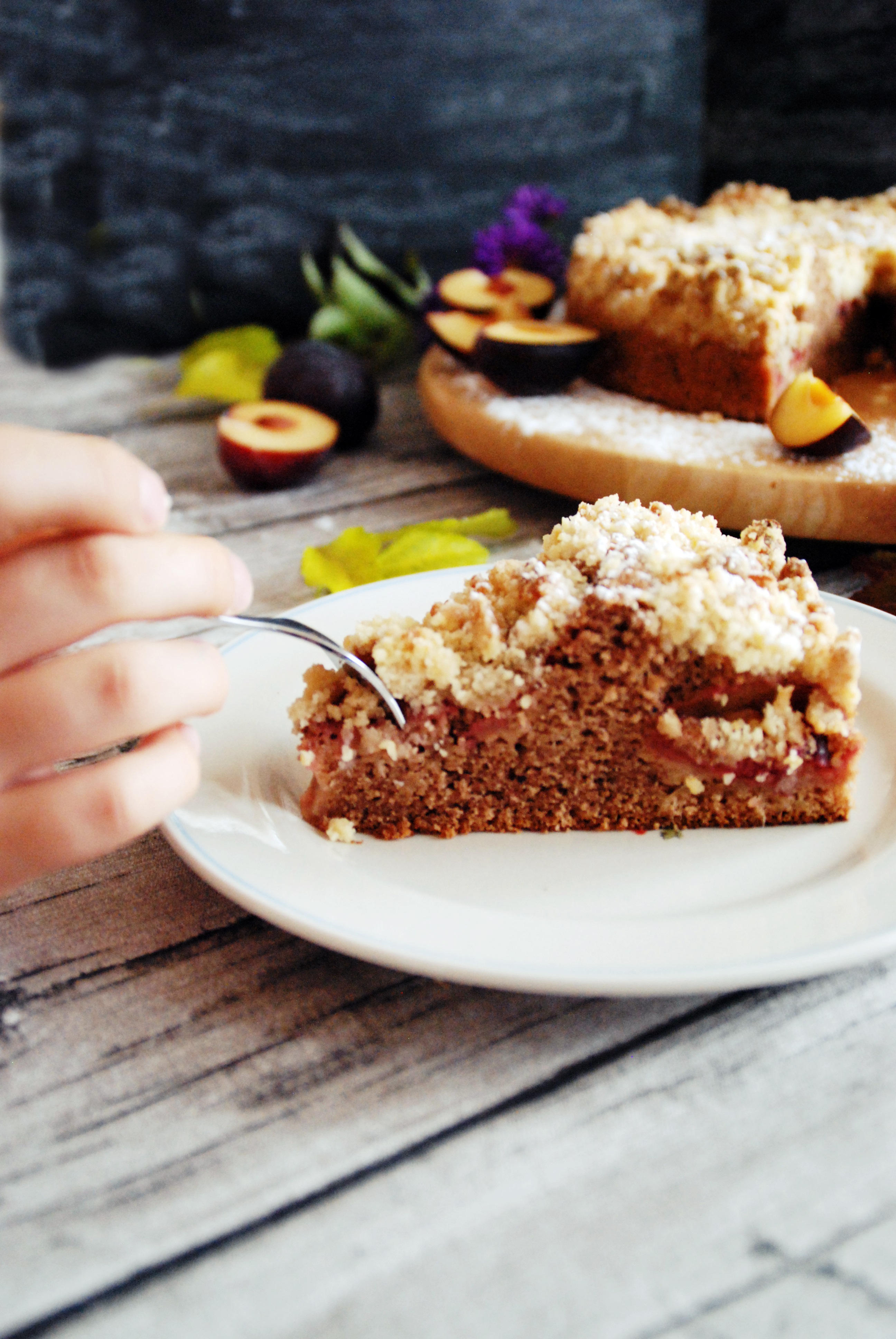 Pflaumenkuchen mit Marzipan-Zimt Streusel6 - Schürzenfräulein ...
