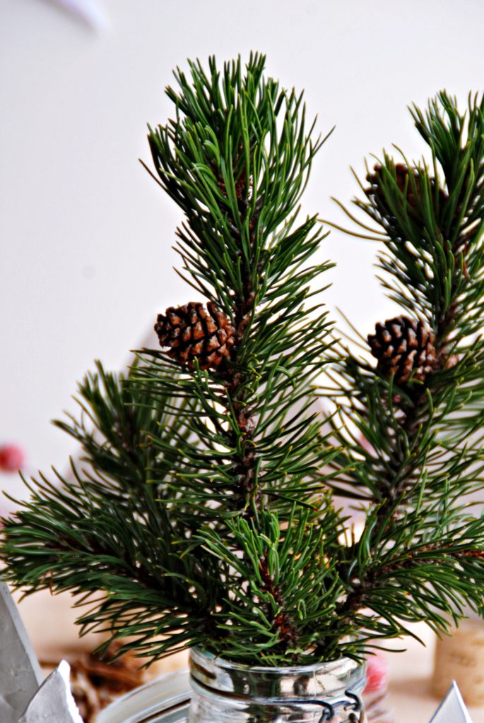 Weihnachtliche Bäume aus Modelliermasse