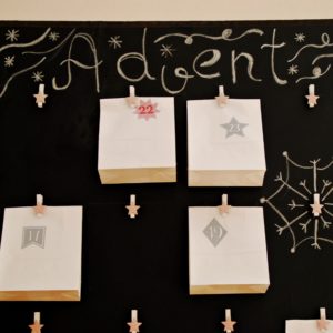 Chalkboard Adventskalender