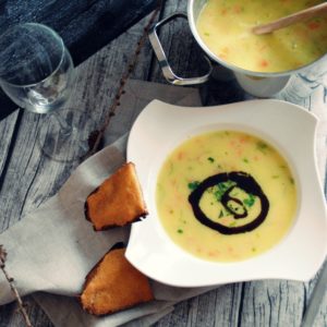 Polenta Lauch Suppe