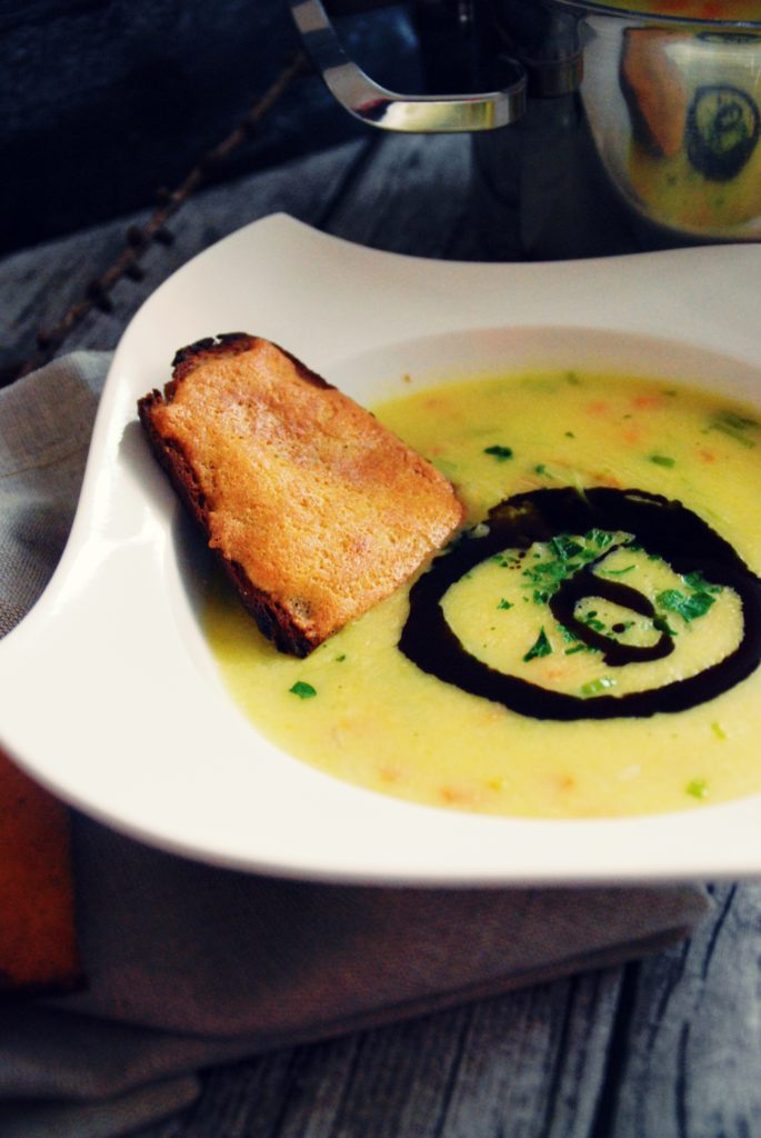 Polenta Lauch Suppe